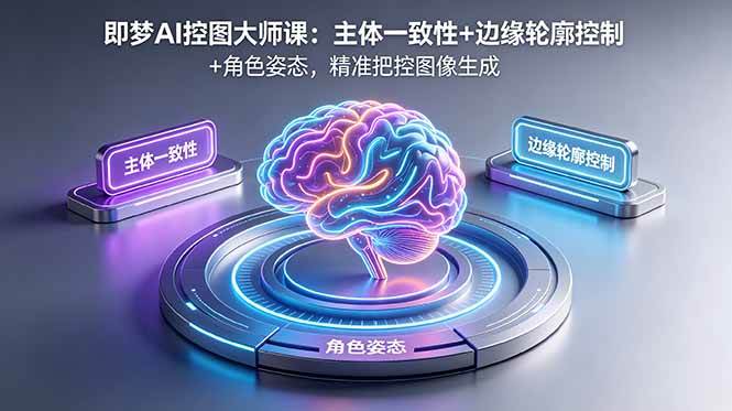 (5.28)即梦AI控图大师课：主体一致性+边缘轮廓控制+角色姿态，精准把控图像生成